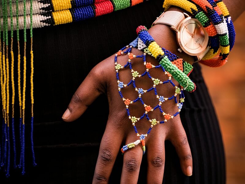 Handcrafted African Beaded Jewelry Set