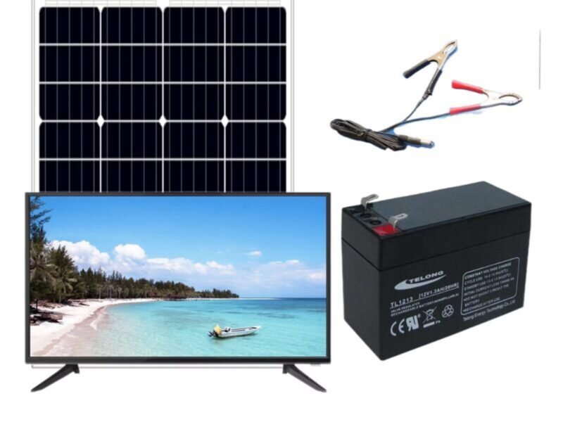 32-Inch Solar Powered LED TV with Battery