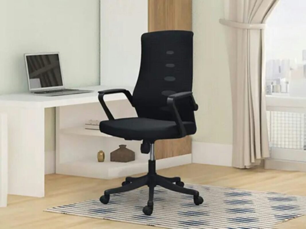Ergonomic Office Desk and Executive Chair Set